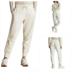 Polo Ralph Lauren White Joggers Preppy Beaded Size L